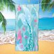 thumbnail image 5 of Toalla de playa de microfibra extragrande, rectangular, para piscina, baño, para niñas y mujeres, para viajes, secado rápido, sin arena, 76 x 130 cm, 5 of 5
