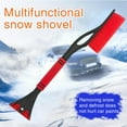 thumbnail image 2 of Snowbrush With Ice Scraper for Cars - Ice Scrapers for Car Windshield - Detachable Snow Scrapers with Ergonomic Foam Grip, Z-1-Red, 2 of 6