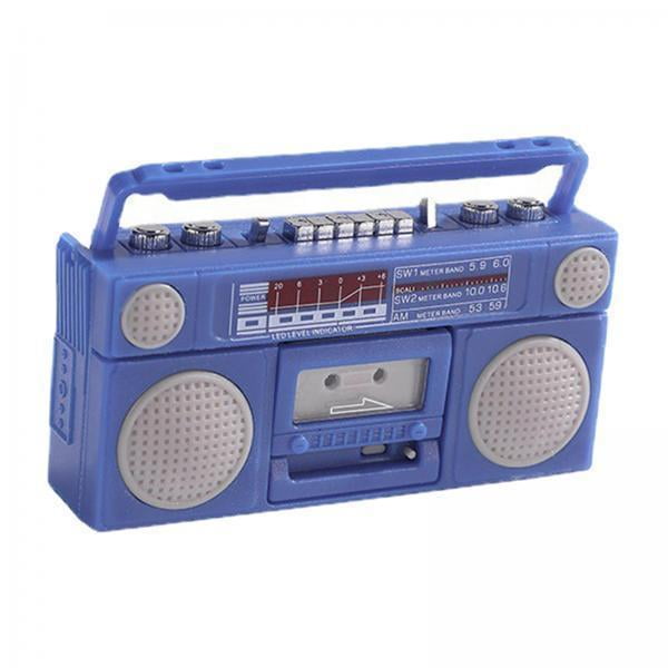 2x Grabador de gramófono de vintage , modelo de fonógrafos en miniatura, tocadiscos de casete para decoración de 1:12, perfke Radiograma en miniatura