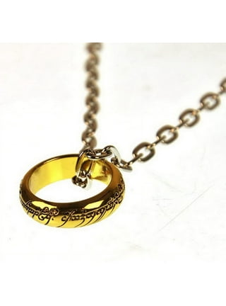 Lord of the rings. Gold ring. Text appe, Stock Video
