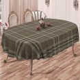 thumbnail image 4 of Plaid Oval Tablecloth Farmhouse 60"x102" Waterproof Table Cloth Washable Fabric Table Cover for Indoor/Outdoor Home Kitchen Dinner Decor, 4 of 6