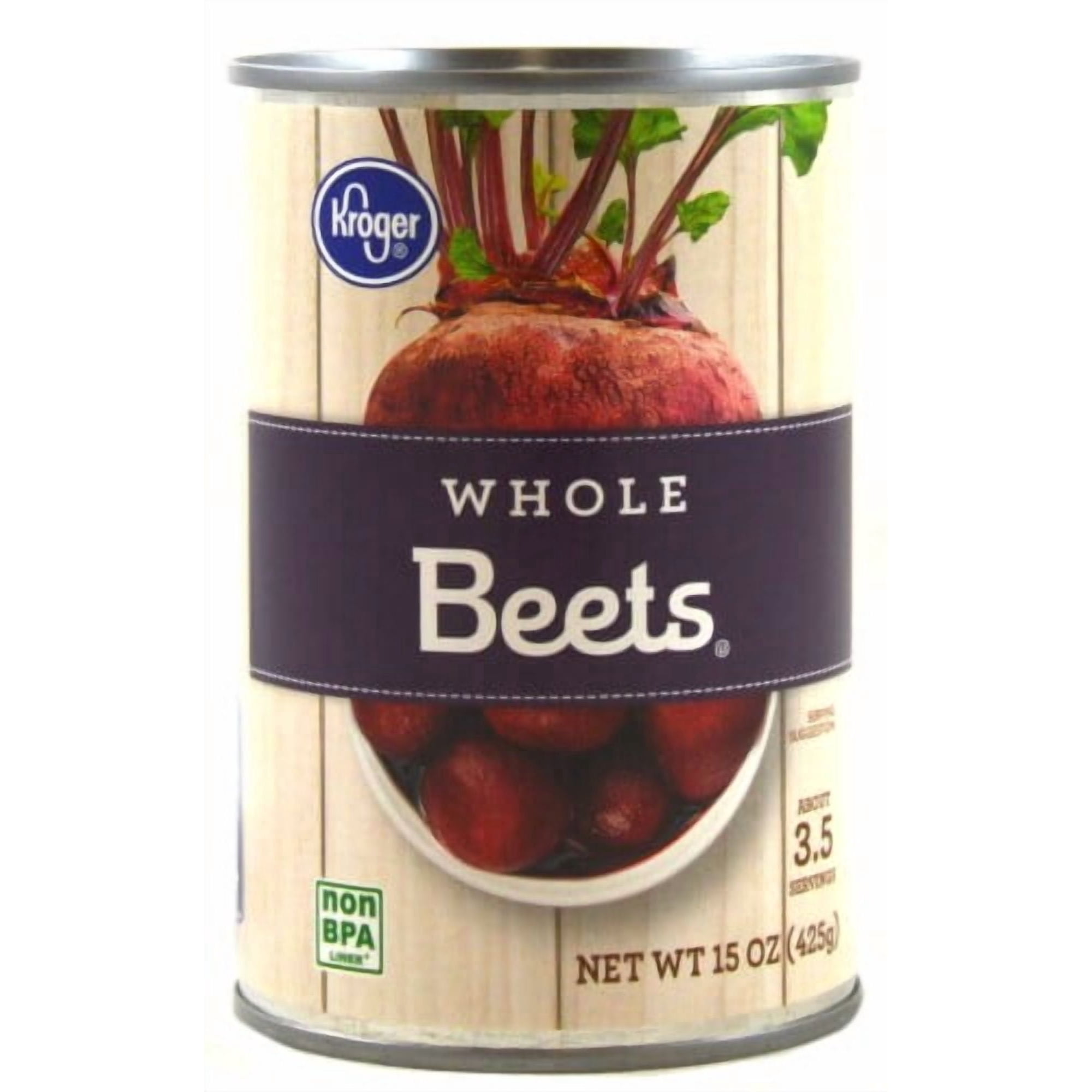 KR Canned Whole Beets 15 oz - Pack of 2