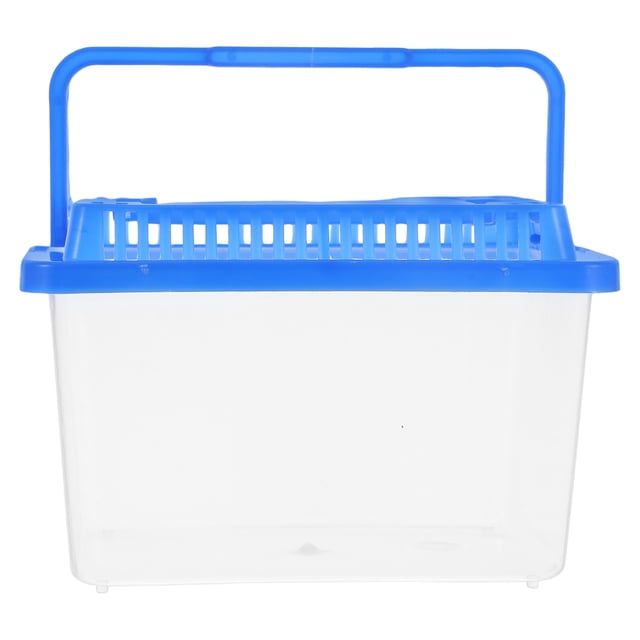 Turtle Carrier Fish Tank For Kids Turtle Aquarium Carrying Tank Clear Plastic Storage Tank Box Turtle Tank Plastic Fish Tank