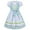 Blue Flower, variant on Sunny Fashion Girls Dress Maid Lace Apron German Dirndl Bavarian Oktoberfest 7 Years