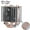 4P No Light 1 Fan, variant on PC Radiator Twin Towers 4 Heat Pipe Air-cooled CPU Cooling Fan Suitable For Installing LGA2011 X79 X99 2066 2099 X299 E5 E3 AMD