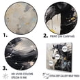 thumbnail image 3 of Designart "Simplified Galloping Horse IV" Unicorns Floater Framed Wall Decor, 3 of 5