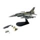 thumbnail image 3 of Avión de a escala 1/72 con soporte, adorno de avión de metal fundido a presión, artículo de colección, regalo para adultos, modelo de F16D de, 3 of 8