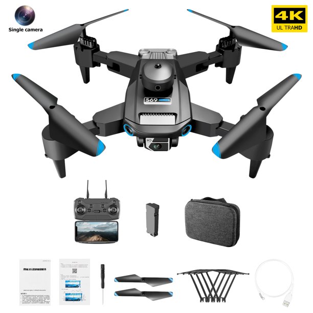 Cámara 4K HD FPV RC Quadcopter Giroscopio de 6 ejes 2.4GHz 4CH RC Drone para principiantes Ehuebsd libre de BPA