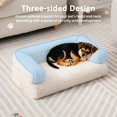 thumbnail image 5 of CozyHome Small Dog Bed with Anti-Slip Bottom, Cat Bed with Removable Washable Cover, Plush Pet Bed for Dogs and Cats, White Cute Dog Pillow Bed, Calming Cat Couch Bed for Indoor, Outdoor, 5 of 8
