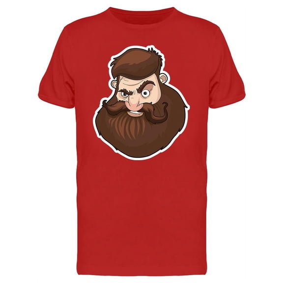 Stylish Bearded Man T-Shirt Men -Image by Shutterstock, Male Small