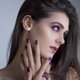 thumbnail image 4 of 1 par de pendientes hipoalergénicos de piedra lunar para mujer, pendientes de piedra lunar de plata de ley, pequeños pendientes redondos de estrella para personas sensibles, 4 of 8