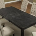 thumbnail image 2 of Sinuata 5-Piece Black Wood Dining Table and 4 Tufted Side Chair Set, 2 of 12
