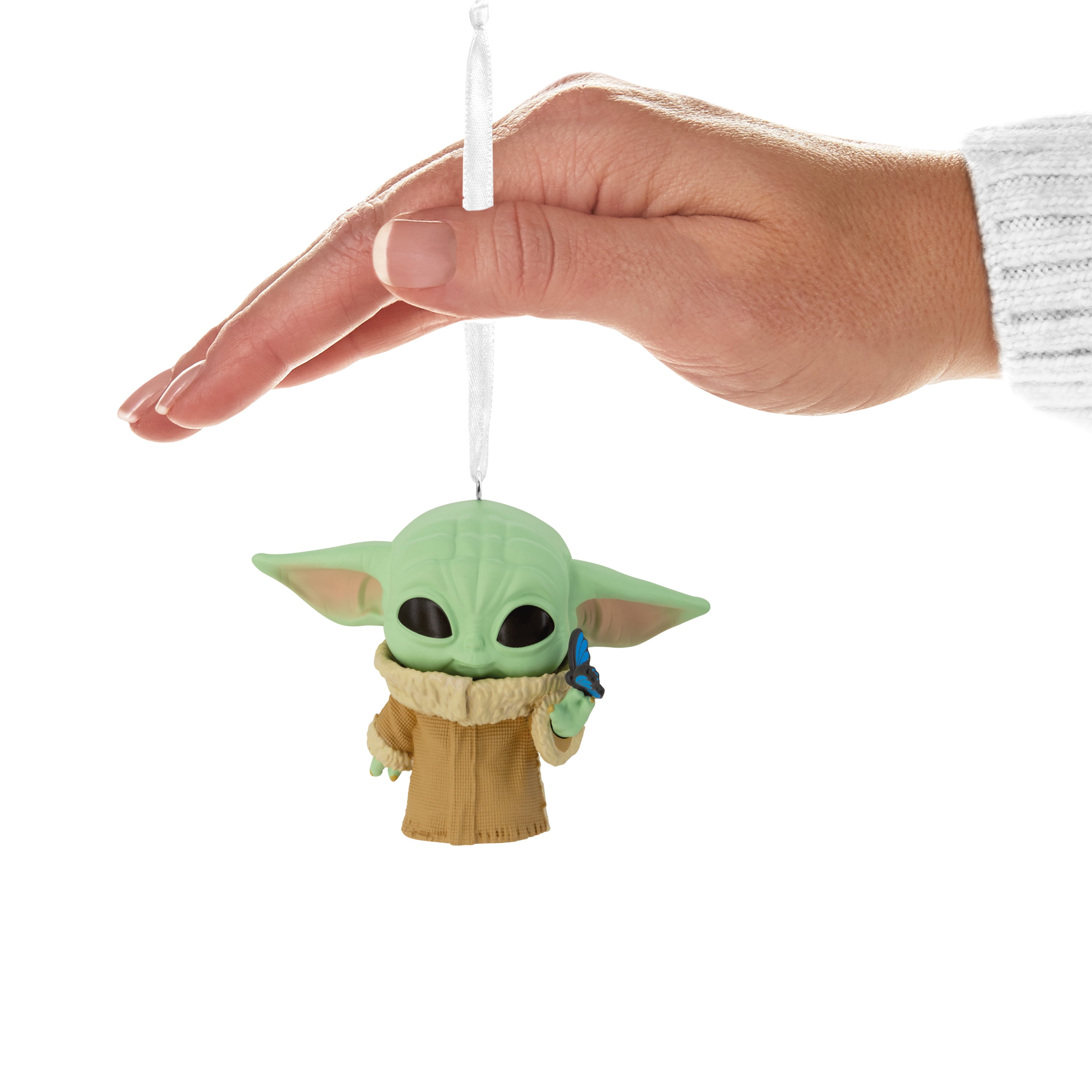 Décoration Hallmark de Noël, Grogu et papillon, La Guerre des étoiles : Le Mandalorien, Funko POP!