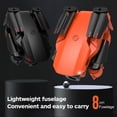 thumbnail image 4 of Monstrate Dron de 2,4 Ghz, cuadricóptero rodante de 360 grados para toma de fotos, 3 canales, avión de Control remoto recargable, juguete Accesorios para drones aéreos Naranja 1pc Kamera, 4 of 6
