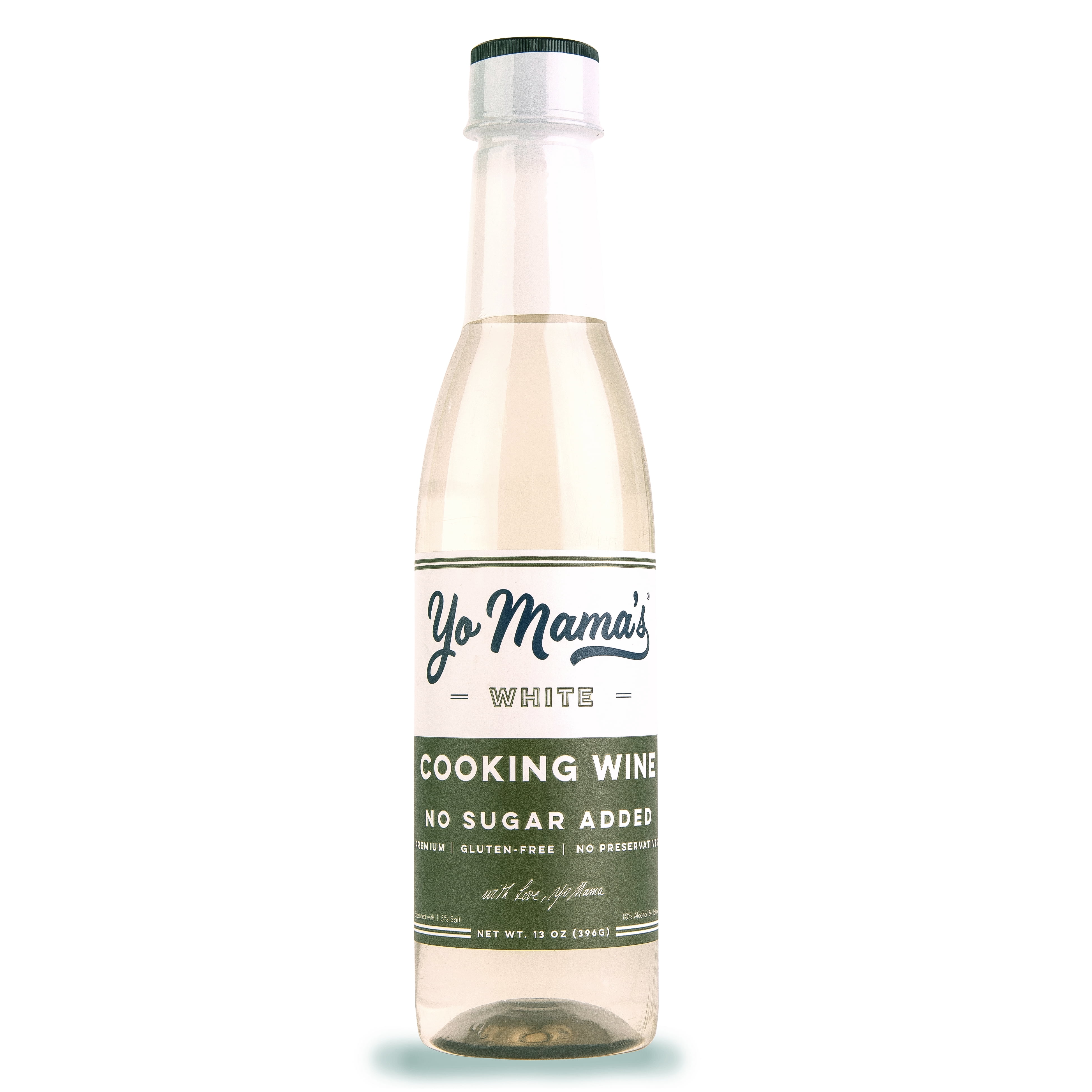 (6 pack) Yo Mama's Foods Premium White Cooking Wine, No Sugar Added, Gluten Free, 1 Bottle