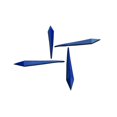 thumbnail image 1 of tamizeot 4x Snowboard Stomp Pads Snowboard Traction Stomp Pad for Winter Snowboarding Blue Blue 15cm, 1 of 3