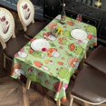 thumbnail image 2 of Red Mushroom Frog Green Pattern Rectangle Tablecloth 60"x120",Waterproof Polyester Rectangle Table Cloth, Wipeable Spillproof Polyester Tablecloth for Dining, Camping, Indoor and Outdoor, 2 of 6