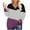 Purple, variant on Xixinqiwan Womens Tunic Tops Plus Size Long Sleeve V-neck T-Shirts Loose Comfy Soft Blouse with Pocket