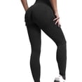 thumbnail image 1 of Leggings de entrenamiento para mujer Nikou cintura alta control de abdomen color negro M, 1 of 5