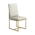 thumbnail image 2 of Conway 5-piece Rectangular Dining Set Dark Walnut and Aged Gold, 2 of 2