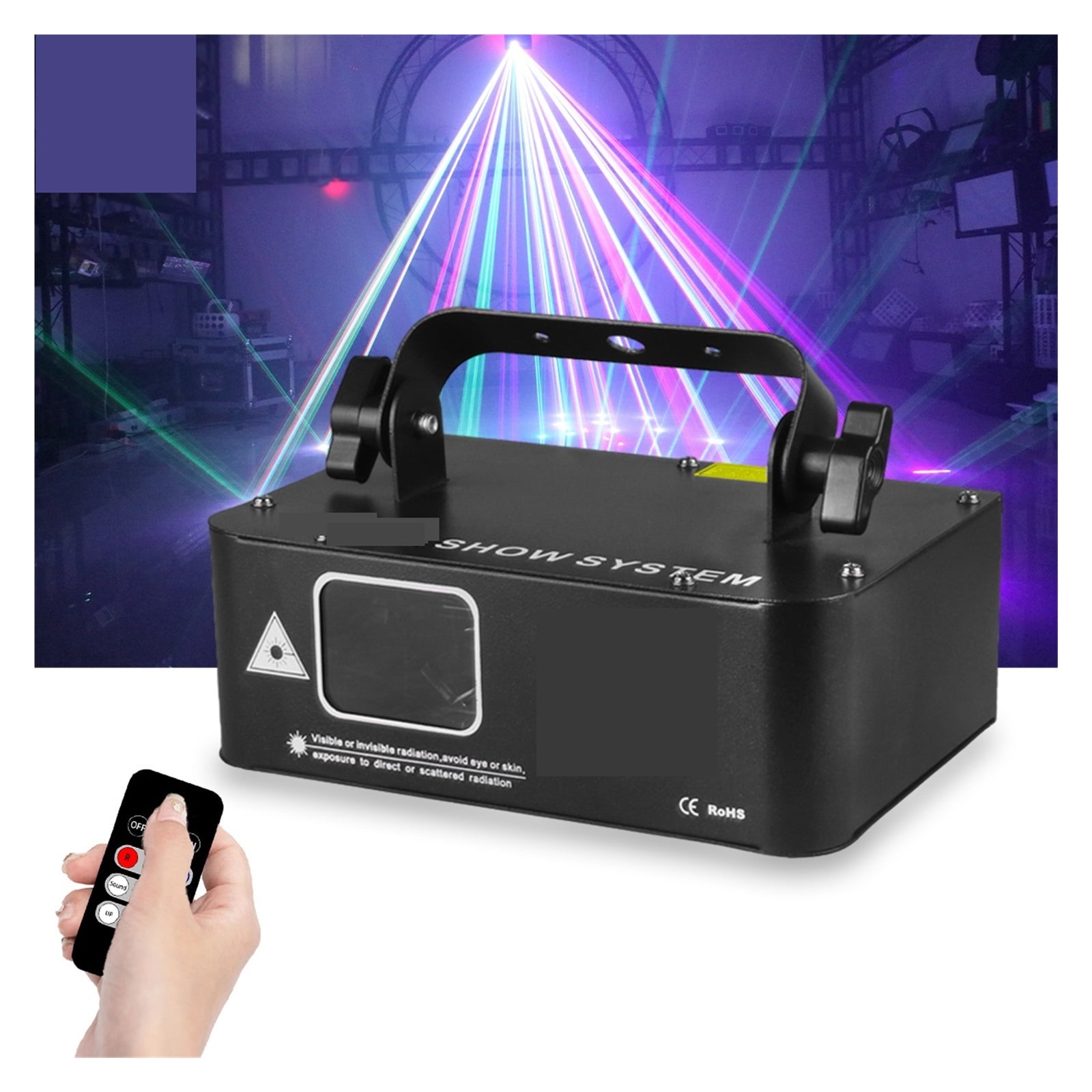 500mw RGB Beam Line Scanner Projector DJ Disco Stage Lighting Effect Dance Party Wedding Holiday Bar Club Lights ,Easy to Install