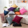 thumbnail image 2 of Nvzi Fundas de almohada, 2 unidades, amarillas, para sofá - Protectores de almohada de 30*50 cm con cremallera, tamaño estándar, de poliéster, para decoración del hogar., 2 of 5