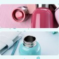 thumbnail image 4 of SuoKom Water Bottles, 7oz Mini Thermos Cup BPA Free Stainless Steel Drinking Water Bottle, Leak Proof Portable, for College School Supplies Travel, 4 of 5