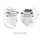 thumbnail image 2 of Piano de pulgares Mini Kalimba 8 teclas Cristal transparente Acrílico Pulgar Piano Ajuste para niños Adultos Principiantes Profesisonals Meterk Piano de pulgares, 2 of 3