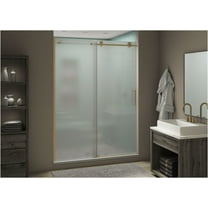 Aston Sdr984fruw.Uc-6480 Coraline Xl 80" High X 64" Wide Sliding Frameless Shower Door -