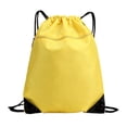 thumbnail image 4 of Tachiuwa Drawstring Backpack Knapsack Waterproof Adjustable Double Shoulder Pack Swimming Yellow, 4 of 9