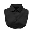thumbnail image 1 of Chemise à Col Faux avant Solide pour Femmes, Blouse en Coton, 1 of 3