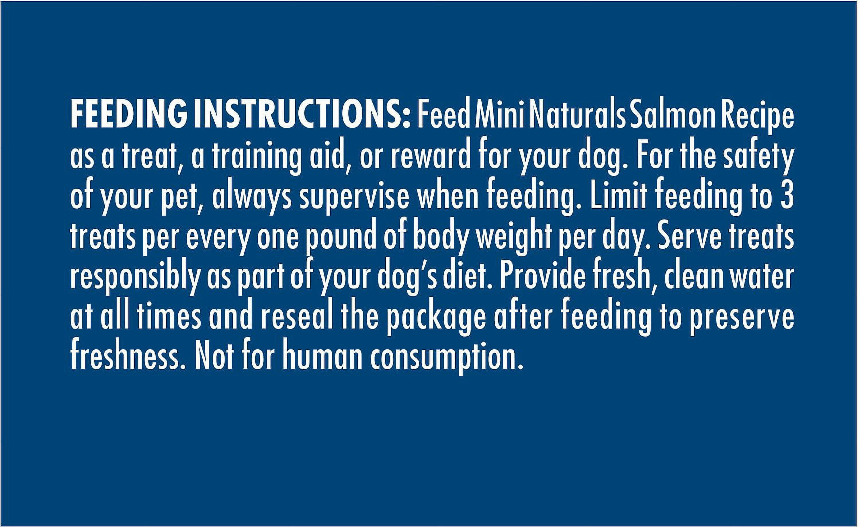 Zuke's Mini Naturals Salmon Recipe 6 oz Dog Treats 4 Pack