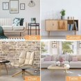 thumbnail image 4 of Juego de 4 patas de madera para muebles de 15 cm de alto, ideales para sofás, mesas de centro, camas y más. Incluye accesorios, diseño inclinado, 4 of 5