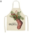 thumbnail image 2 of Limei Christmas Santa Apron Claus Aprons for Kitchen Cooking Baking Apron, 2 of 7