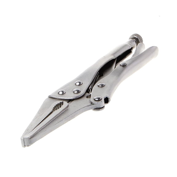 Lerpwige 7Inch Locking Pliers Long Nose Straight Jaw Lock Vise Grip Clamp Hand Tool 165mm