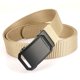 thumbnail image 1 of Cinturón de nailon con hebilla automática informal para hombre Cinturón interior resistente y duradero Cinturón liso Proporciona un ajuste cómodo, 1 of 5