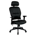 thumbnail image 2 of Black Bonded Leather Seat and Back Managers Chair, 2 of 5