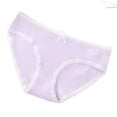 thumbnail image 2 of Paiwinds Women‘s Mid Waist Briefs 4 Pack - Stretchy Nylon Spandex Underpants, Solid Color Casual Panties for Daily Comfort and Breathable Fit, 2 of 5