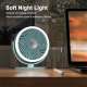 thumbnail image 4 of Clip de luz nocturna para exteriores, ventilador eléctrico con clip de carga USB silencioso MFZFUKR BST3023434-3, 4 of 5