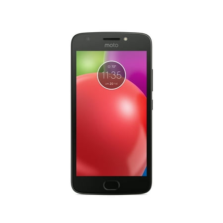 UScellular Motorola Moto E4 16GB Prepaid Smartphone, Black