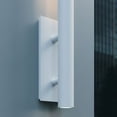 thumbnail image 3 of Sonneman 7480-Wl Flue 2 Light 30" Tall Led Outdoor Wall Sconce - Grey, 3 of 7