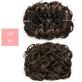 thumbnail image 3 of Mega Large Thick Curly Chignon Messy Bun Updo Clip In Hair Extensions As Real, Pullover Toupee, 3 of 3