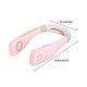 thumbnail image 4 of Ventilador de enfriamiento USB Ventilador colgante de cuello ajustable Enfriador de aire personal portátil recargable, Rosa tholdsy HA006284-03B, 4 of 6