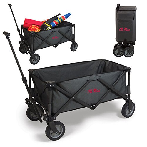 Adventure Wagon - Dk Grey / Black (University of Mississippi Rebels) Impresión digital Picnic Time 739-00-679-374-0