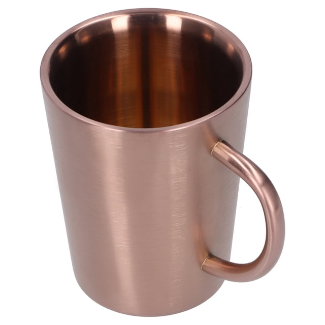 Taza de agua con asa NikouMX Taza de cerveza de acero inoxidable 304 340 ml