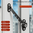 thumbnail image 2 of Window Stopper Lock Window Positioning Stop Home Security Door and Window Sash Lock Baby Protection White, 2 of 5