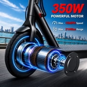 350W Foldable Electric Scooter for Adults, 8.5 Solid Tire 19mph , 21- Miles Range, Lightweight Commuting E Scooter with APP Control
