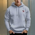 thumbnail image 2 of Men's 330g 100% Cotton Pattern Terry Dropped Shoulder Hoodie-VETERAN'S DAY, 2 of 15