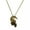 Gold, variant on Punk Face Skeleton Skull Pendant Necklace Charm Halloween Women Men Delicate Jewelry Gift-Silver