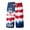 Blue, variant on Venzia Men Big and Tall Swim Trunks, Bathing Suit Boardshorts
